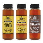 Tea Lovers Trio – Includes 12oz Black Gum Tupelo, Orange Blossom, and Cinnamon Honey