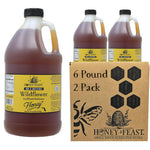 Wildflower Honey - 2-Pack, 6lb Bulk (1 Gallon)