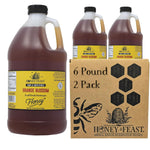 Raw Orange Blossom Honey - 2-Pack, 6lb Bulk (1 Gallon)