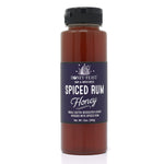 HONEY FEAST Spiced Rum Honey | Flavored Honey | Unique Foodie Gift | Alternative to Bourbon Honey | Great for Cooking & Baking | 12oz