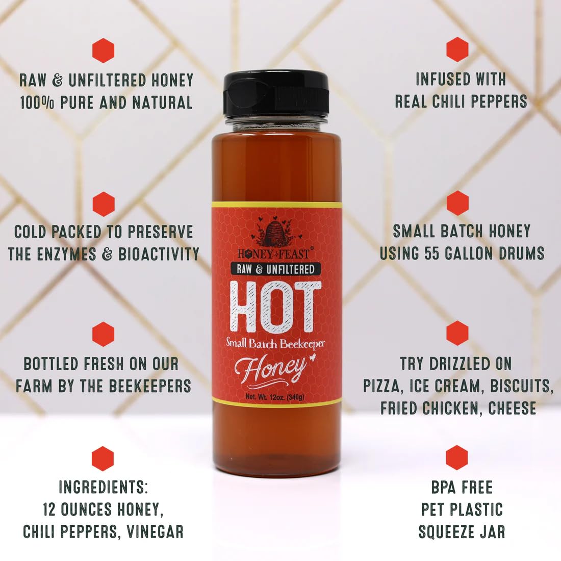 Hot Honey 12oz 48-Pack
