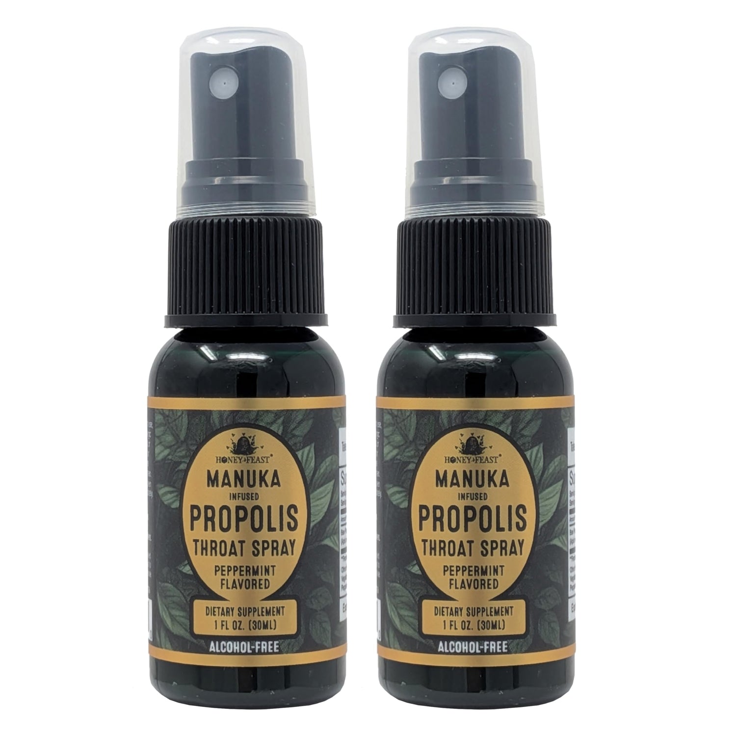 Manuka-Infused Propolis Throat Spray (2 x 1 fl oz)