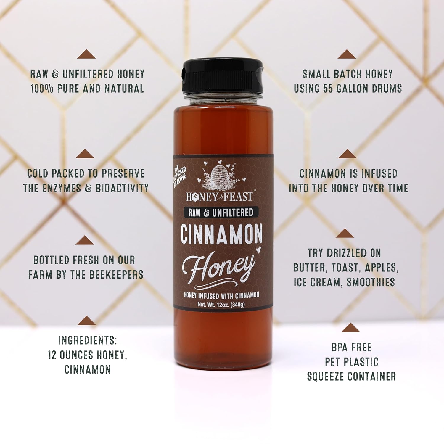 Cinnamon Honey 12oz 48-Pack