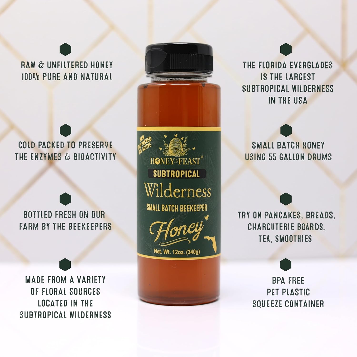 Subtropical Wilderness Honey 12oz (3-Pack)