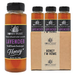 Lavender Honey 12oz 3-Pack — three 12oz plastic jars