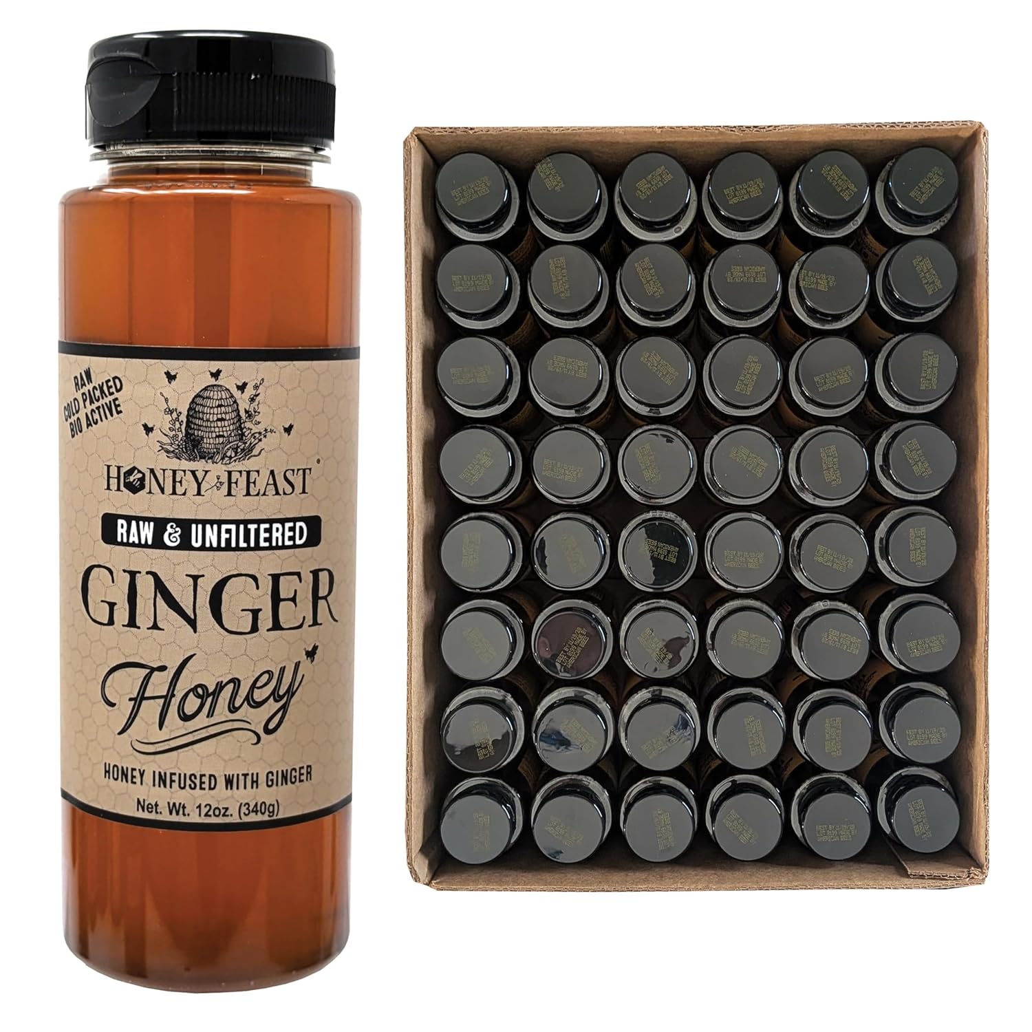 Ginger Honey 12oz 48-Pack