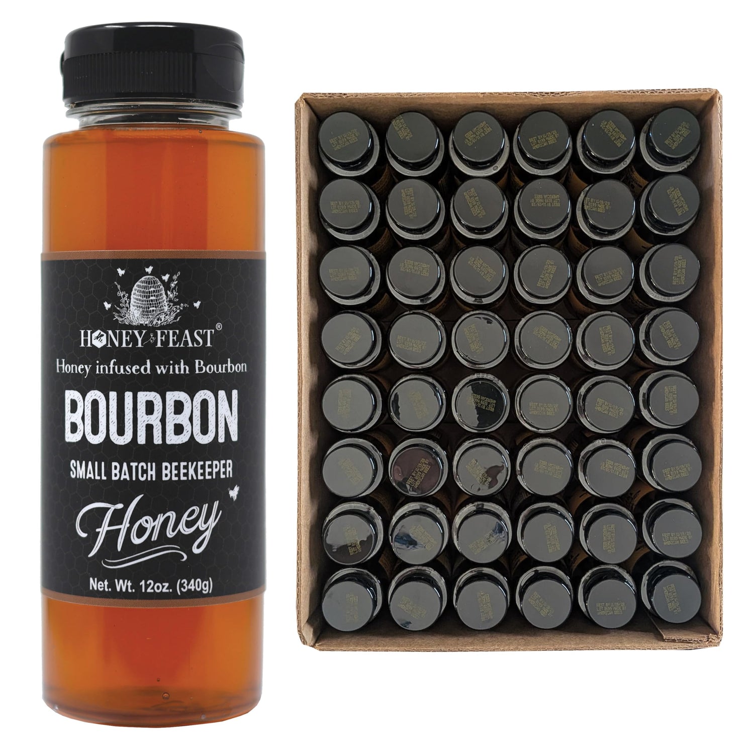Bourbon Honey 12oz 48-Pack