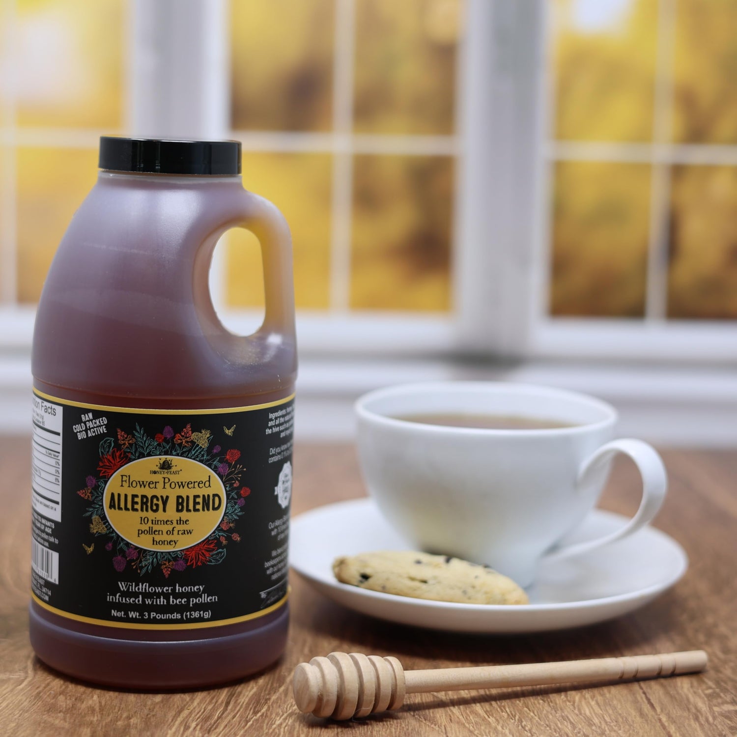 Allergy Blend Honey 4-Pack, 3lb Bulk