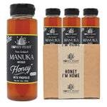 Manuka and propolis infused honey 12oz 3-pack — three 12oz plastic jars