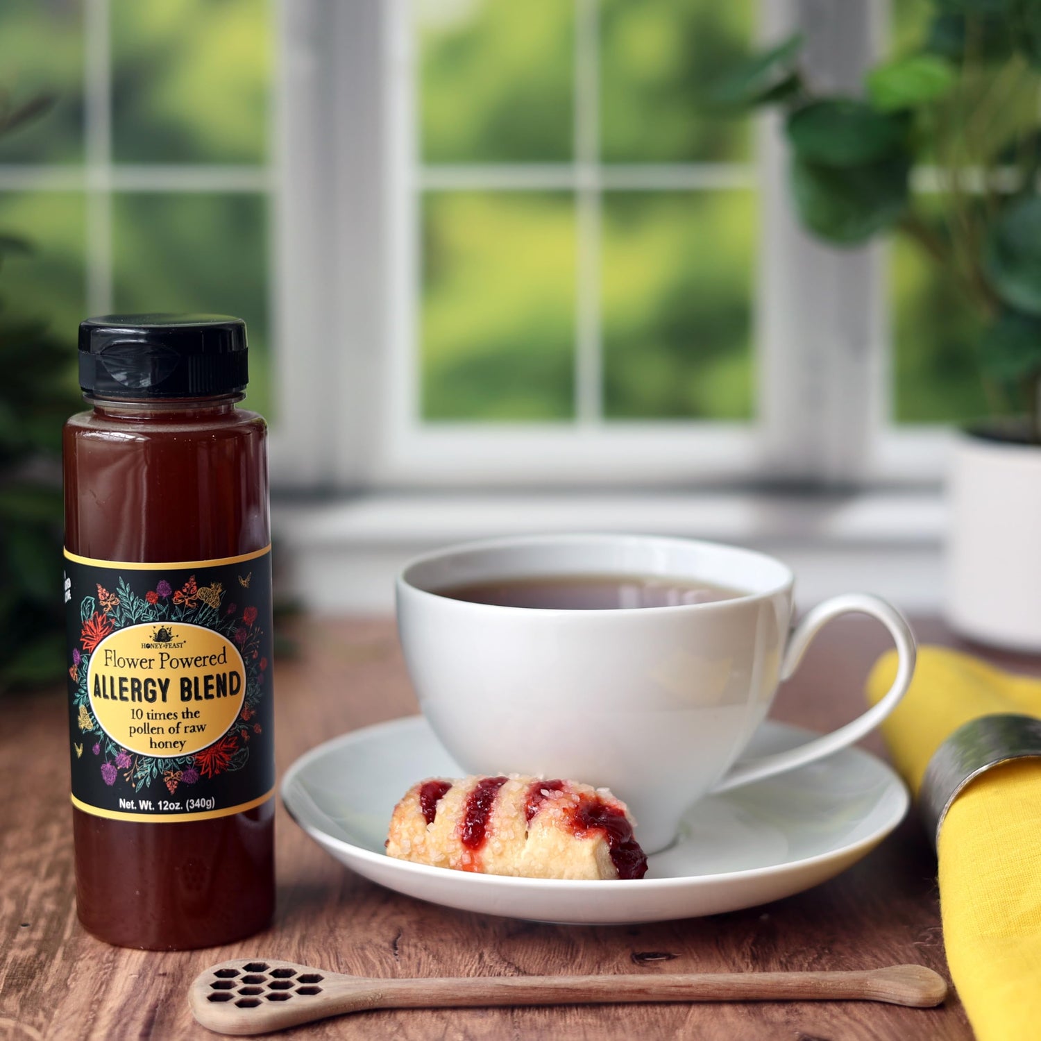 Wellness Trio – Includes 12oz Allergy Blend, Manuka Infused with Propolis, and Orange Blossom Honey