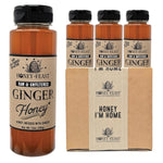 Ginger Honey 12oz 3-Pack — three 12oz plastic jars