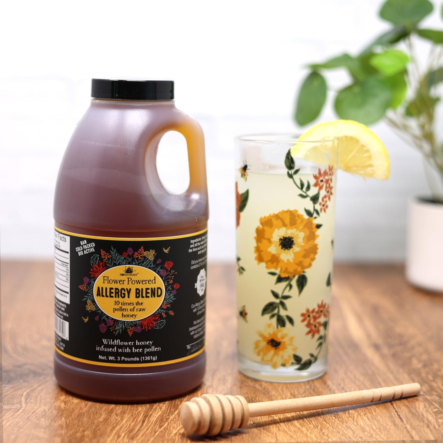 Allergy Blend Honey 4-Pack, 3lb Bulk