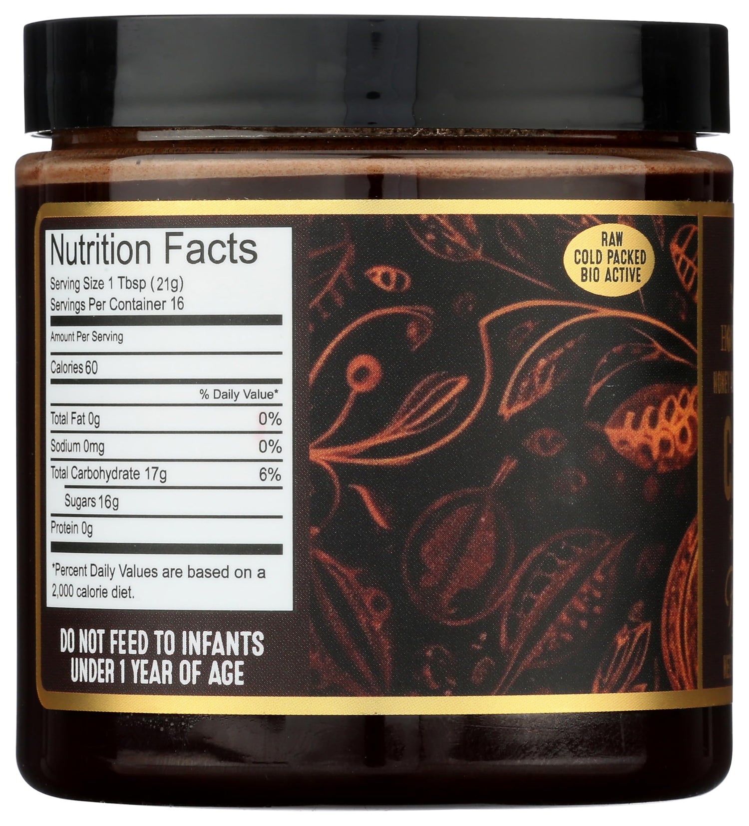 Organic Cacao Honey 12oz - Case of 3