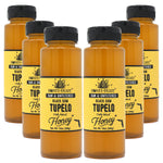 Honey Feast Tupelo Honey 12oz - 6 Pack Case, Black Gum Tupelo & Holly Blend, Pure Raw Honey 🍯🐝