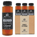 Bourbon Honey 12oz 3-Pack — three 12oz plastic jars
