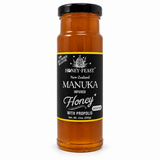 Manuka Infused Honey with Propolis – 12oz Glass Jar