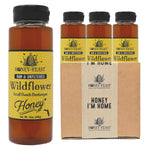 Wildflower Honey 12oz 3-Pack — three 12oz plastic jars