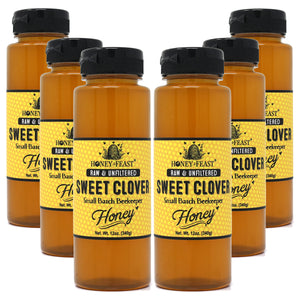 HONEY MAY BE CRYSTALLIZED - Sweet Clover 12oz Case of 6