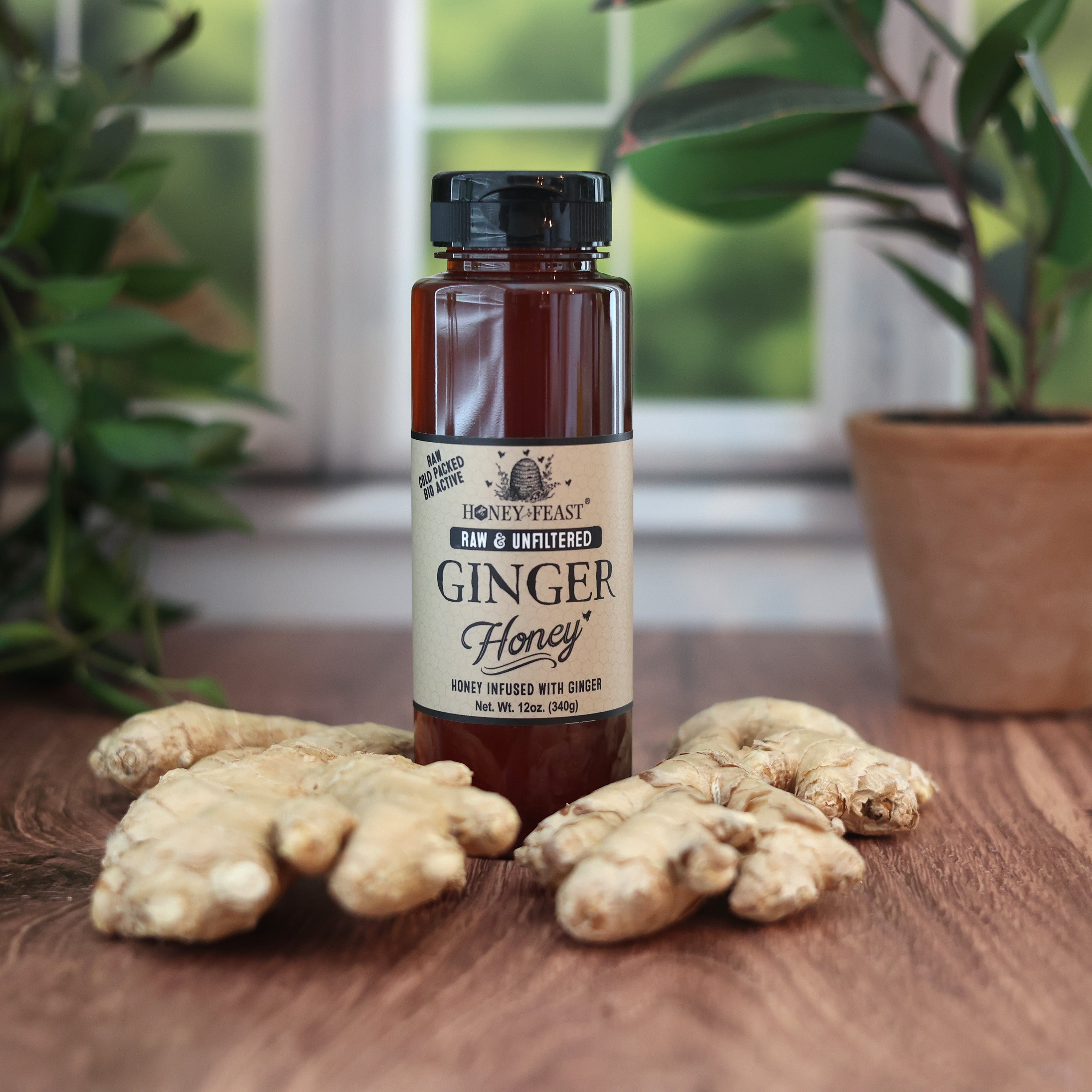 Ginger Honey 12oz 6-pack – Honey Feast