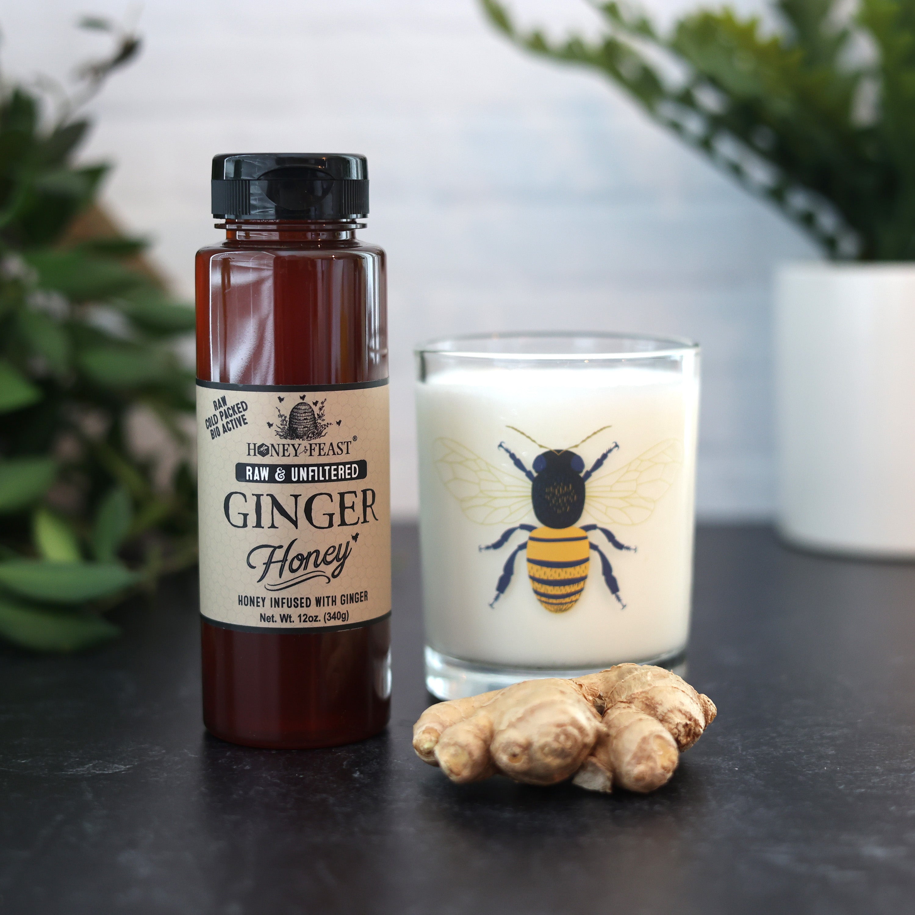 Ginger Honey, 12oz – Honey Feast
