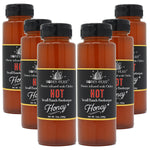 HONEY FEAST 6-Pack Hot Honey 12oz Jars - Exquisite Spicy and Sweet Sauce Combo, Multi-Pack Hot Honey for Culinary Adventures, A Must-Have for Spicy Gourmet Gift Sets