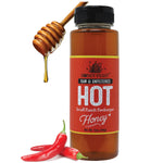 HONEY FEAST Hot Honey 12oz - Spicy Honey Infusion for Enthusiasts, Perfect Gourmet Hot Honey Sauce, Ideal for Spicy Food Lovers and Foodie Gift Sets