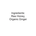 Ginger honey ingredients