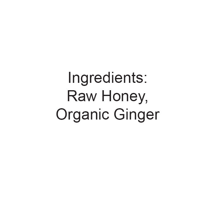 Ginger honey ingredients