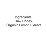 Lemon honey ingredients