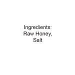 Salted honey ingredients
