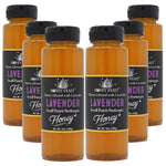 HONEY MAY BE CRYSTALLIZED - HONEY FEAST Organic Lavender Honey 6-Pack | 12oz Jars of Gourmet Flavored Honey | Tea, Cooking & Baking Companion | Crafted in Florida by Local Beekeepers