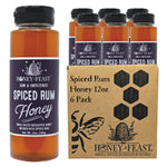 Honey Feast SR12-FARM-6P — six 12oz plastic jars