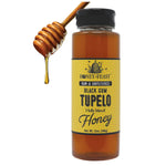 Honey Feast Tupelo Honey - 12oz Black Gum Tupelo & Holly Blend, Pure Raw Honey